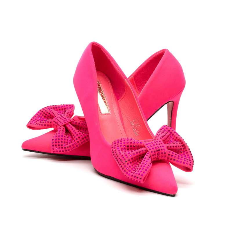 Bowknot Rhinestone Heels