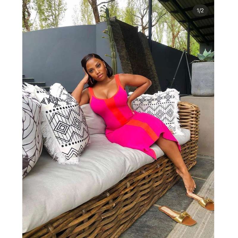 Sleeveless Back Split Dress