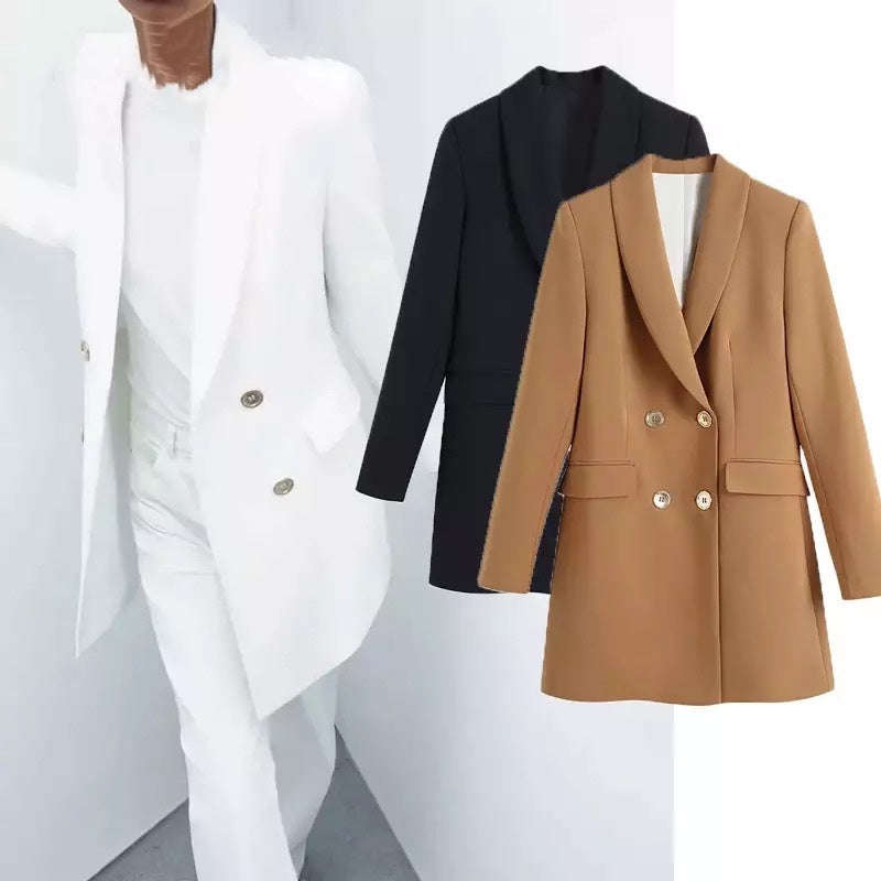 Long Formal Blazer Coat