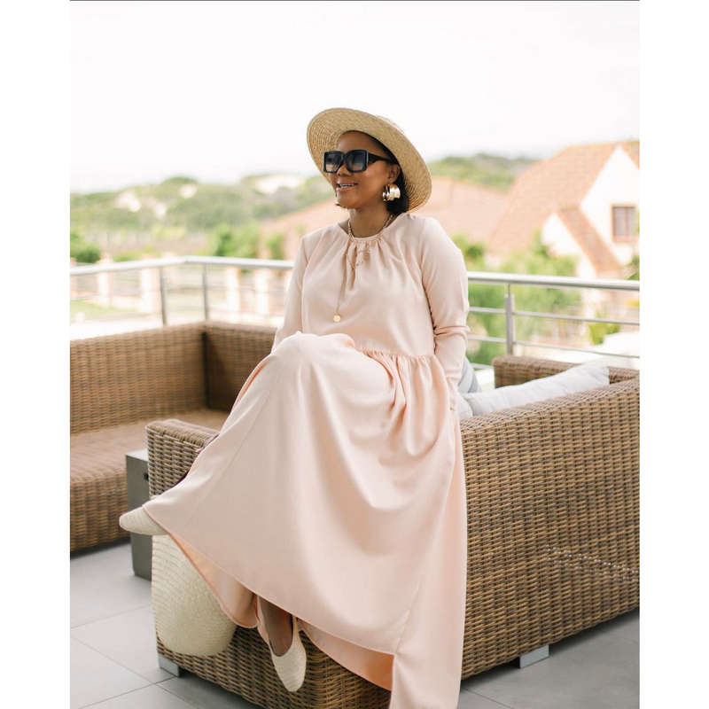 Long Sleeve Bubble Vintage Dress.