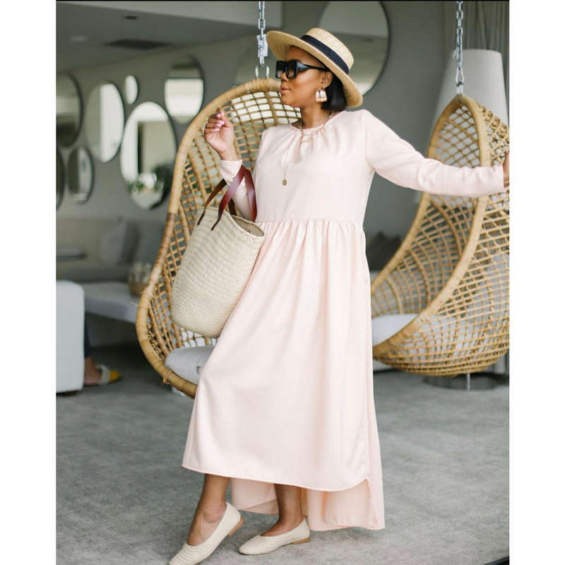 Long Sleeve Bubble Vintage Dress.