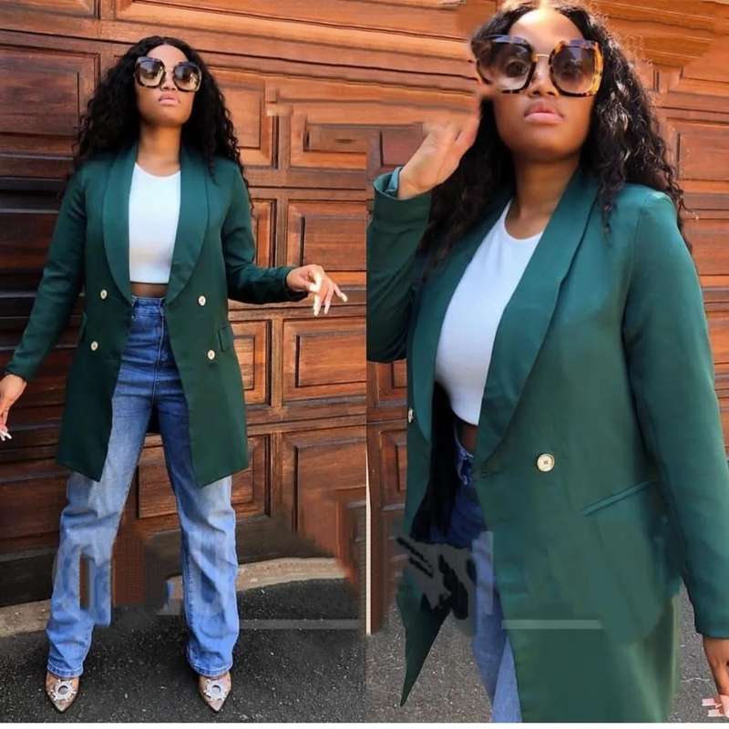 Long Formal Blazer Coat