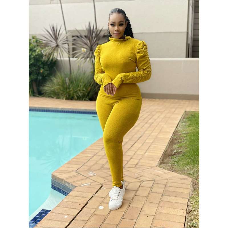 Tracksuit Knitted Set 