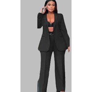 Formal Vintage Solid Color Suit.