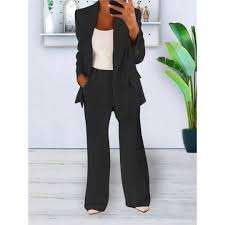 Formal Vintage Solid Color Suit.