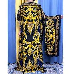 African Chiffon Loose Long Dashiki Traditional.