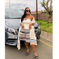 Ankara Traditional Boobtube Dress.