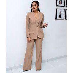 Formal Vintage Solid Color Suit.