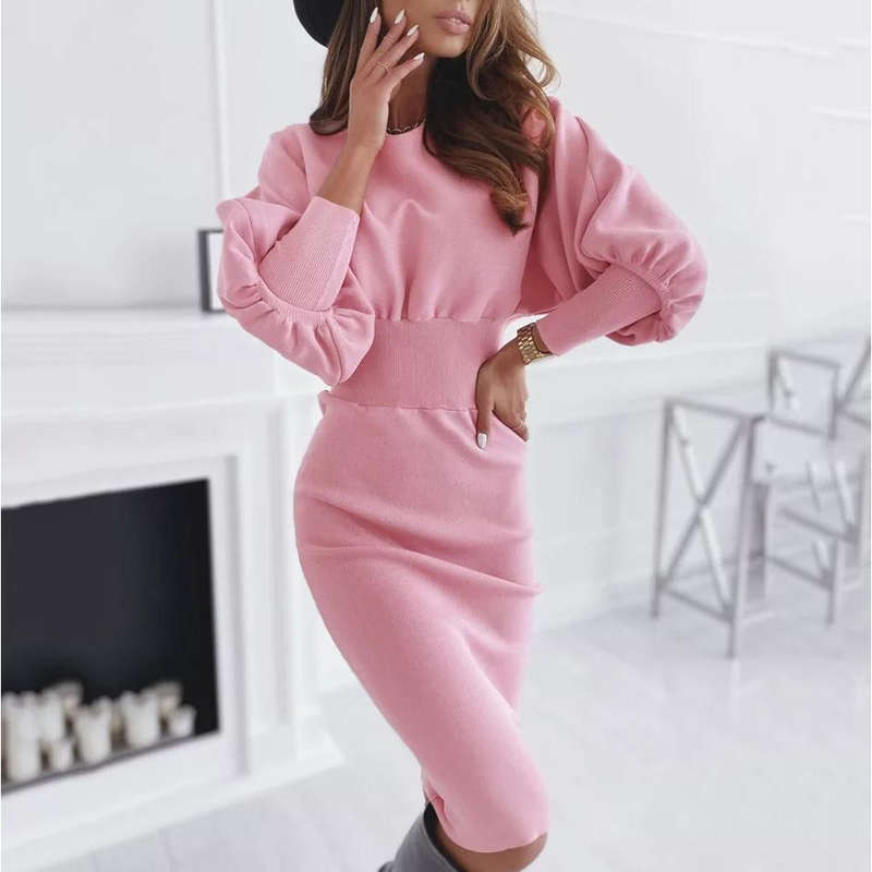 Vintage Lantern Sleeve Dress
