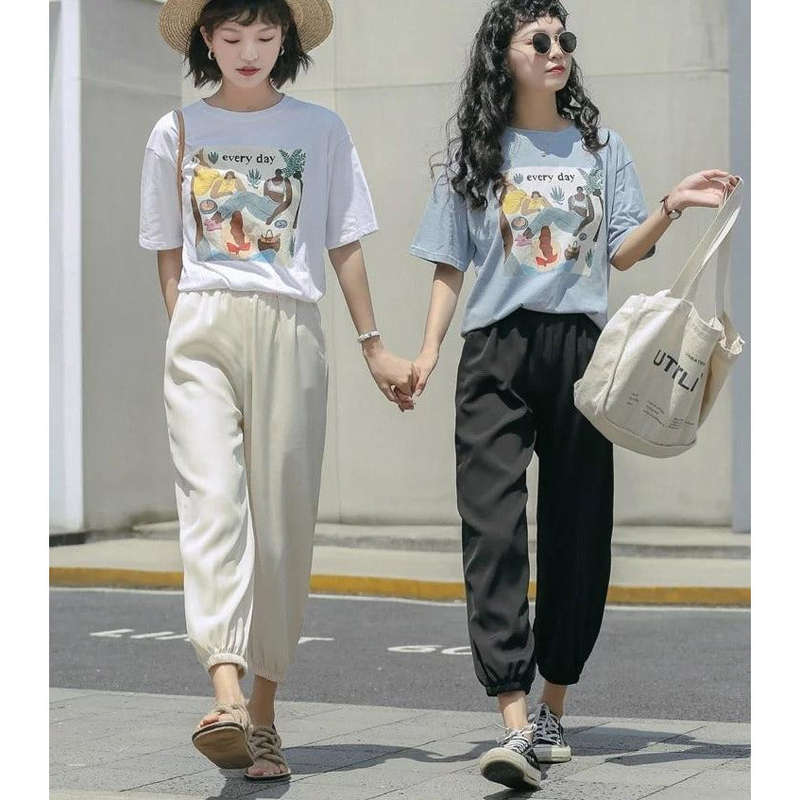 Printed Cotton Fashion Short Sleeve Top