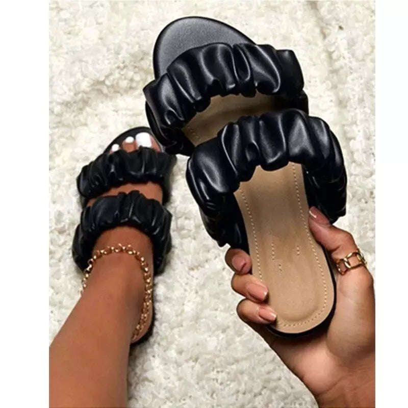 Open Toe Flat Sandals
