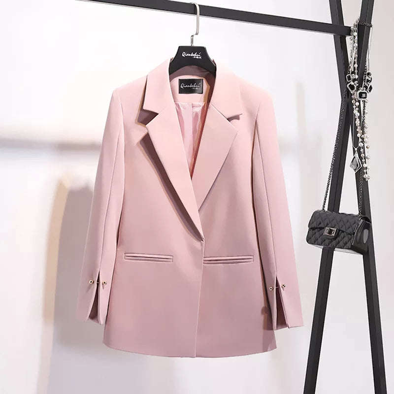 Ladies Formal Blazer - YELLOW / M