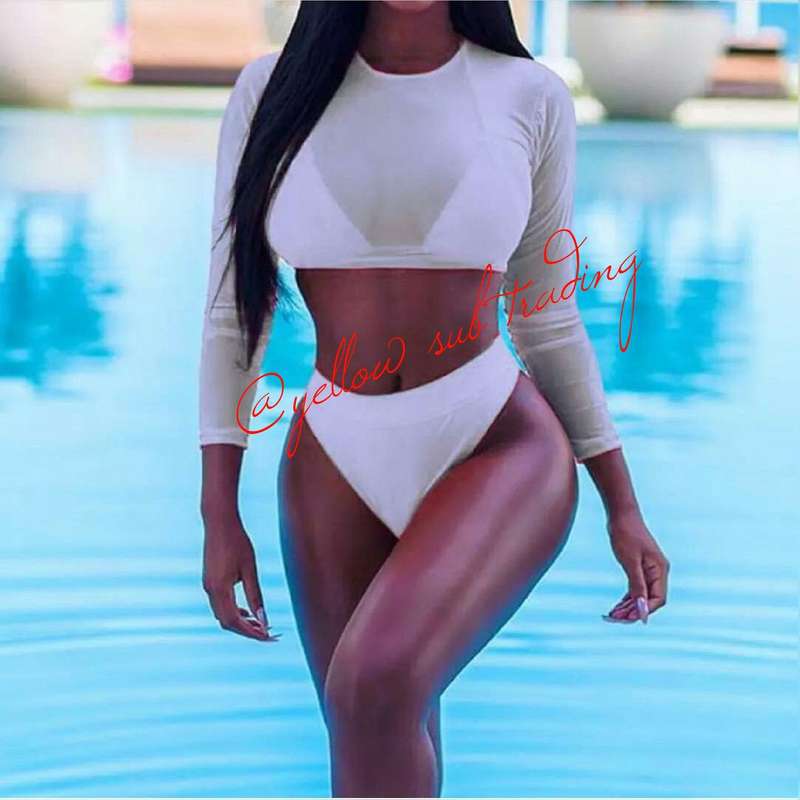 Highly waisted bikini set