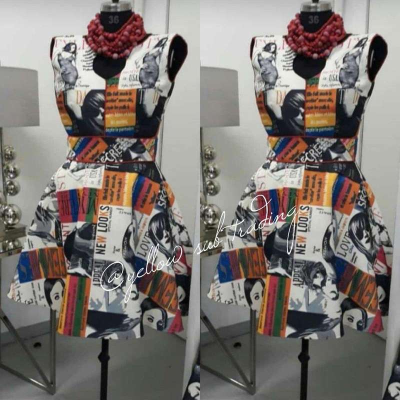 Magazine Dress - 3Xl