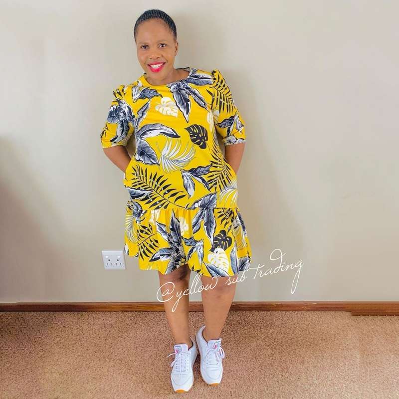 Floral Print Midi Dress 
