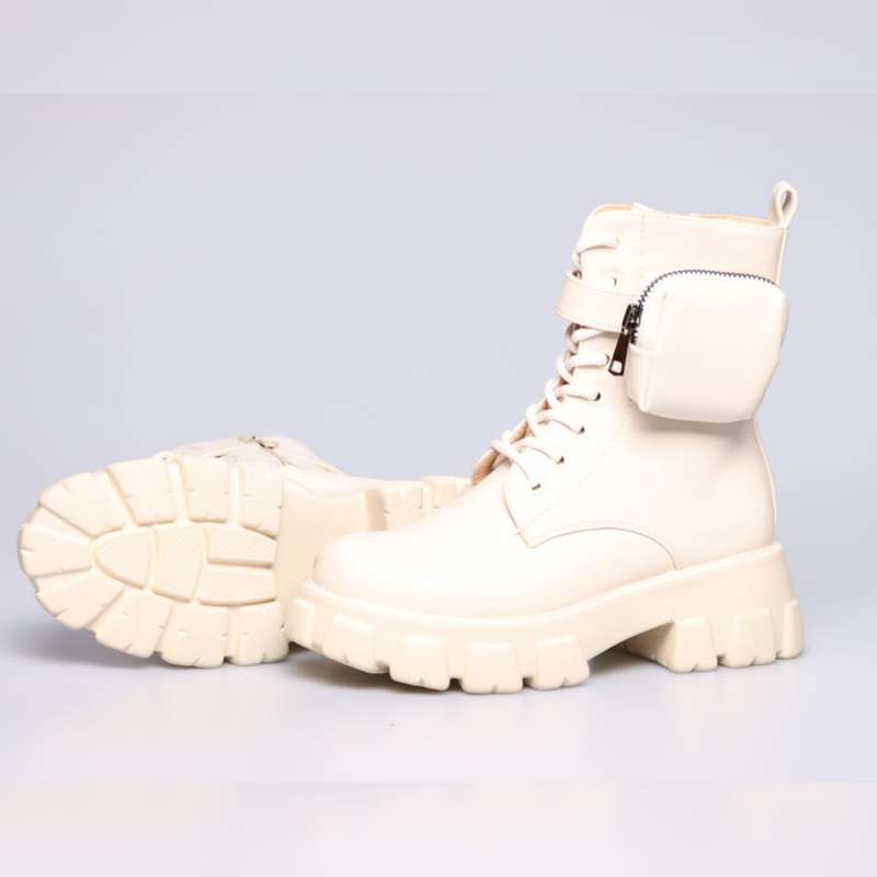 Chunky Pocket Platform Boots