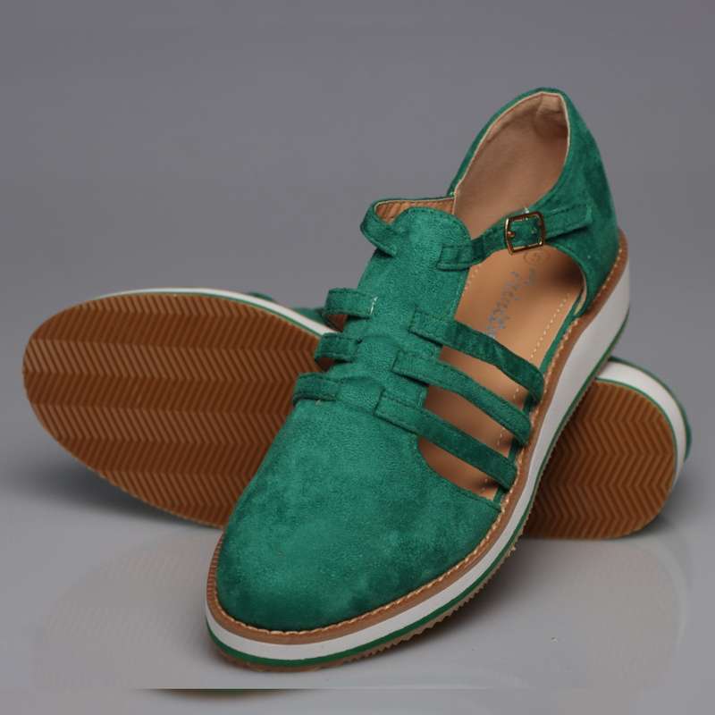 Loafer Hollow-out Shoes - RED / 4
