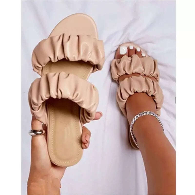 Open Toe Flat Sandals