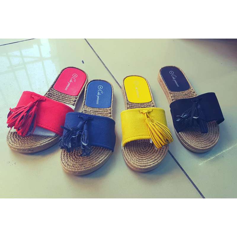 Shoes Summer Indoor Outdoor Sandal - YELLOW / 4