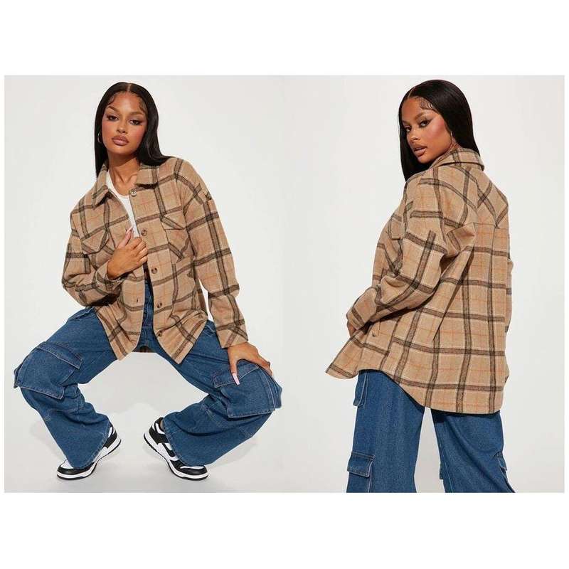 Plaid Collar Shirt