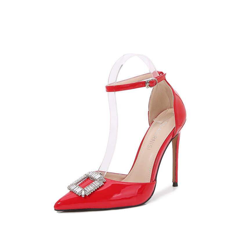 Cristal Butterfly pointed toe high heel