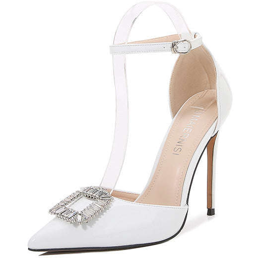 Cristal Butterfly pointed toe high heel
