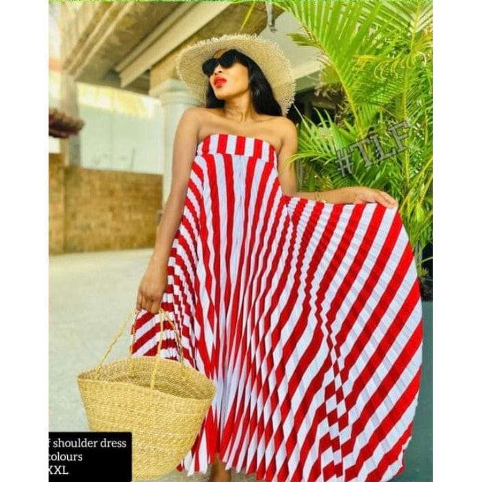 Pleated Long Skirt