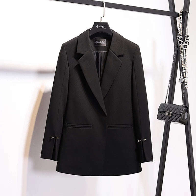 Ladies Formal Blazer - YELLOW / M