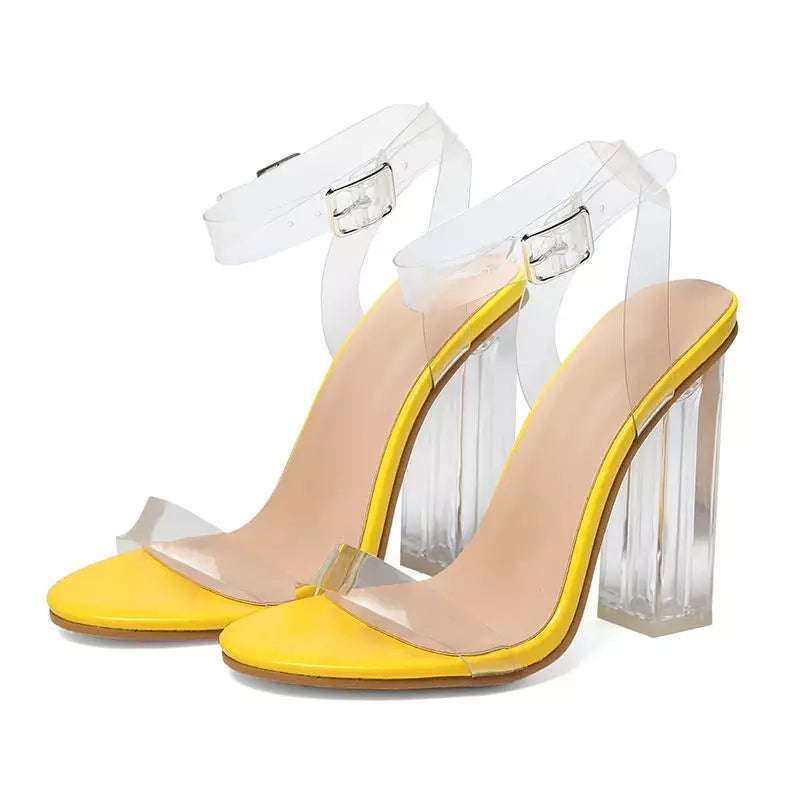 Pumps Summer Shoes - LIME GREEN / 4