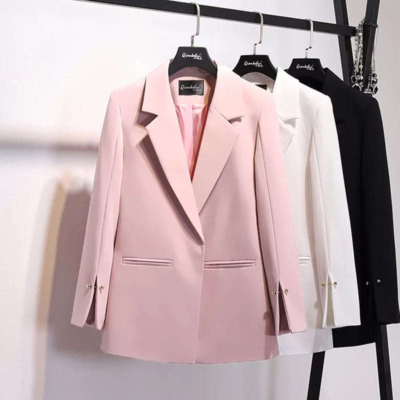 Ladies Formal Blazer - YELLOW / M