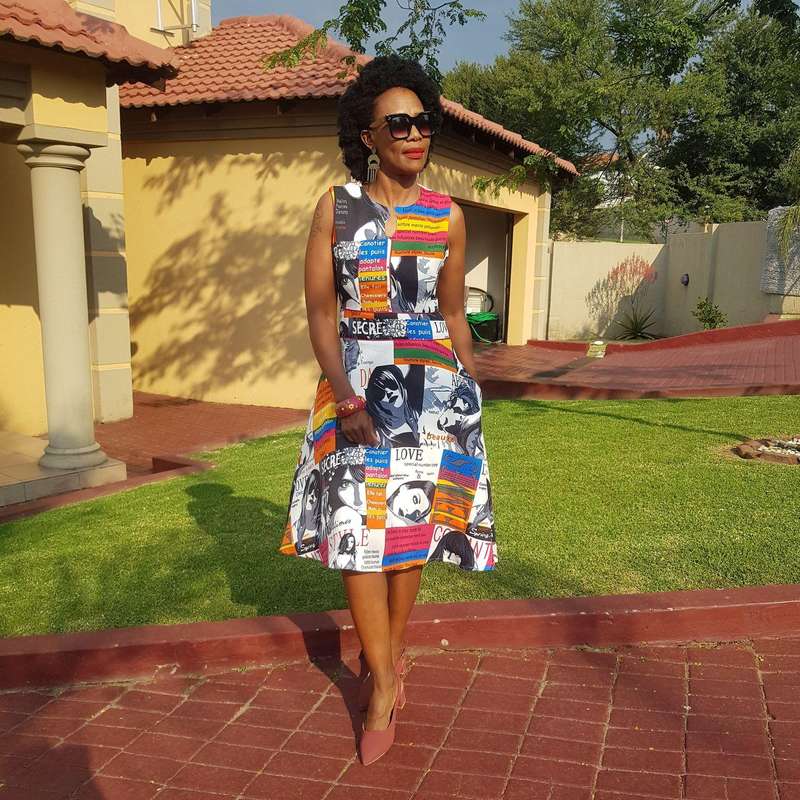 Magazine Dress - 3Xl