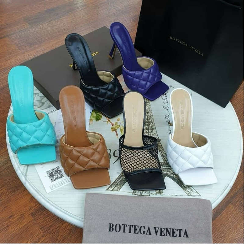 Sexy Square Toe High Heel - YELLOW / 3