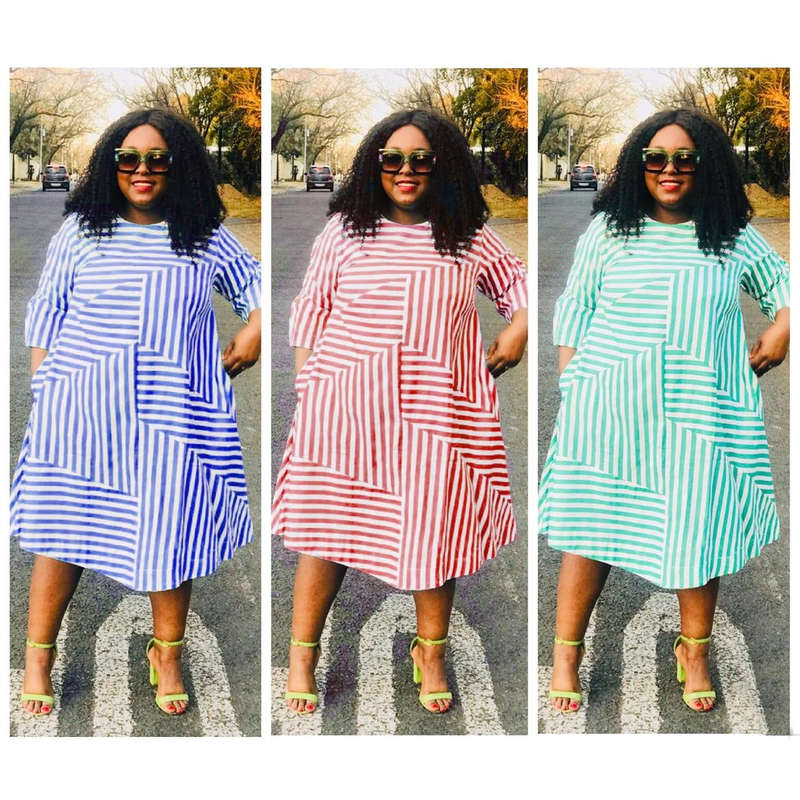 Striped Vintage Dress