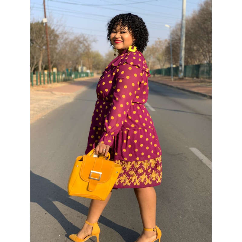 Print Vintage Dress 