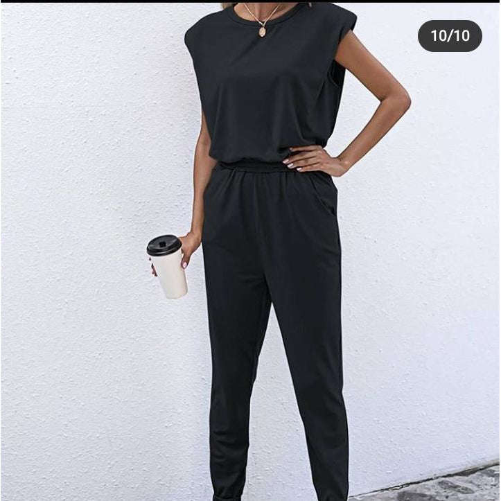 Sleeveless Top and Pants Set 