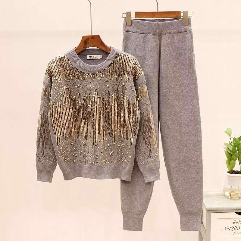 Knitted Sweater Set