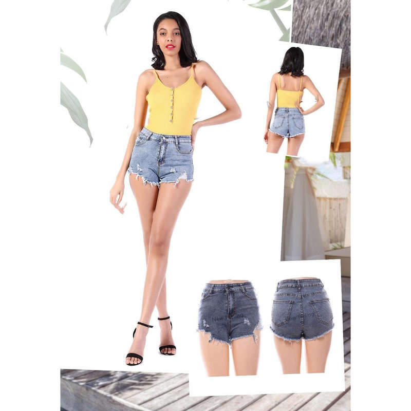 Distressed Short Denim