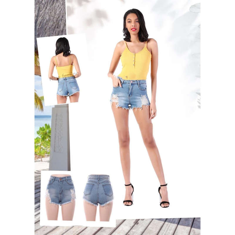 Distressed Bam Short