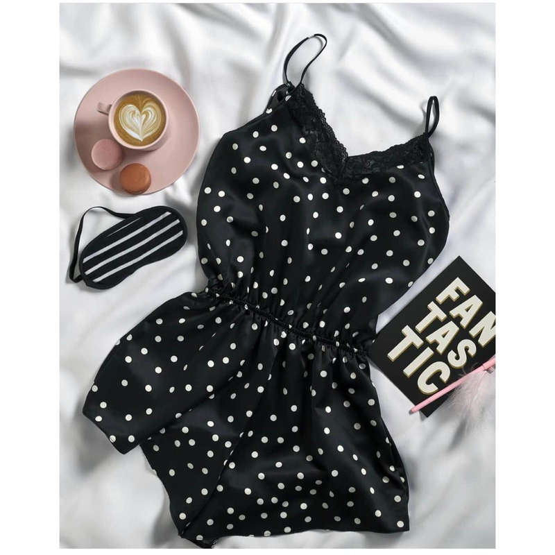 Polka Dot Pajama - RED / S