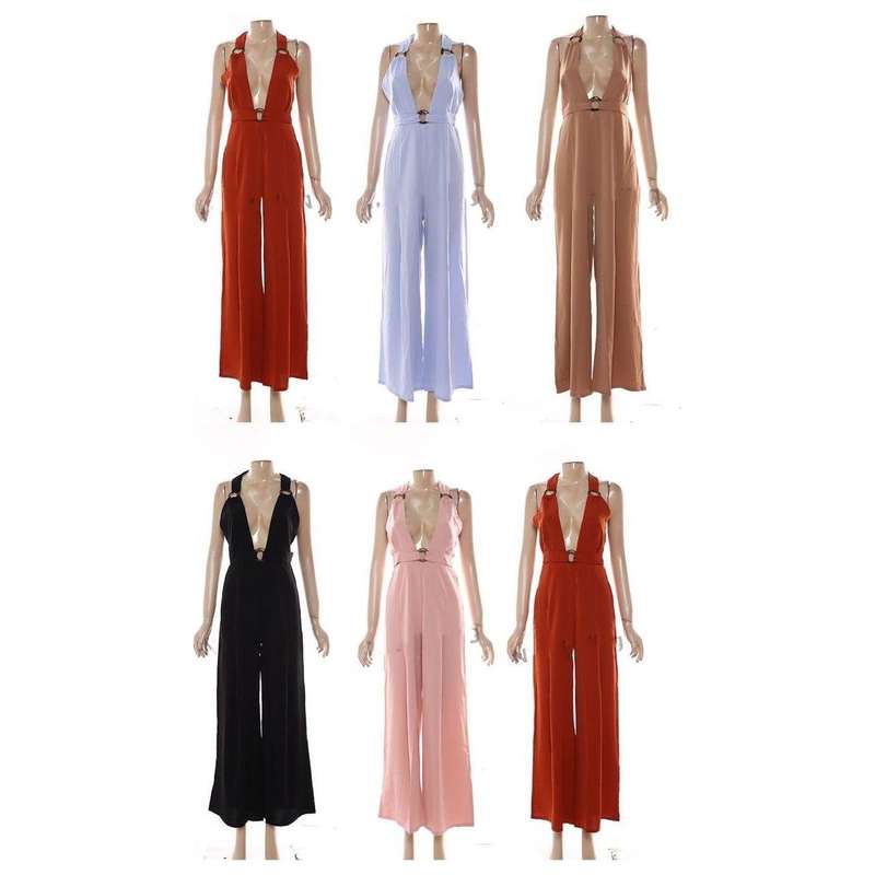 Deep V-Neck infinite Jumpsuit