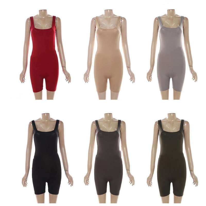Short Sleeveless Bodycon Playsuit