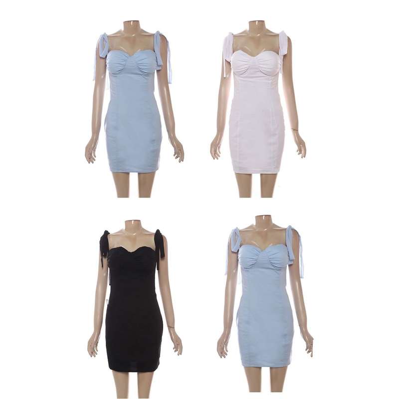 Bow Tied Mini Sexy Bodycon