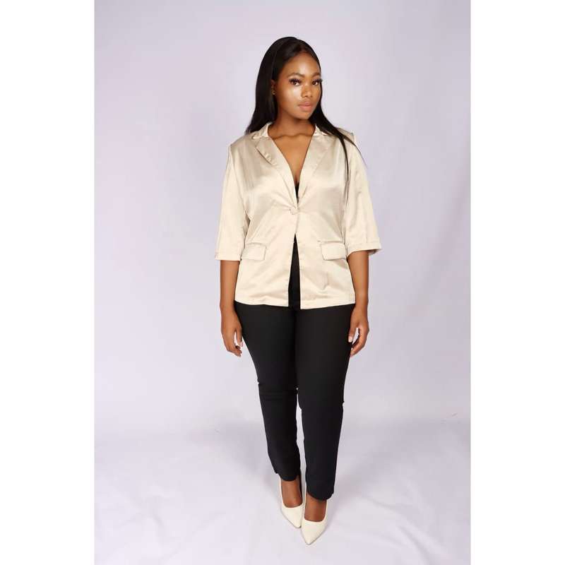 Satin Blazer 