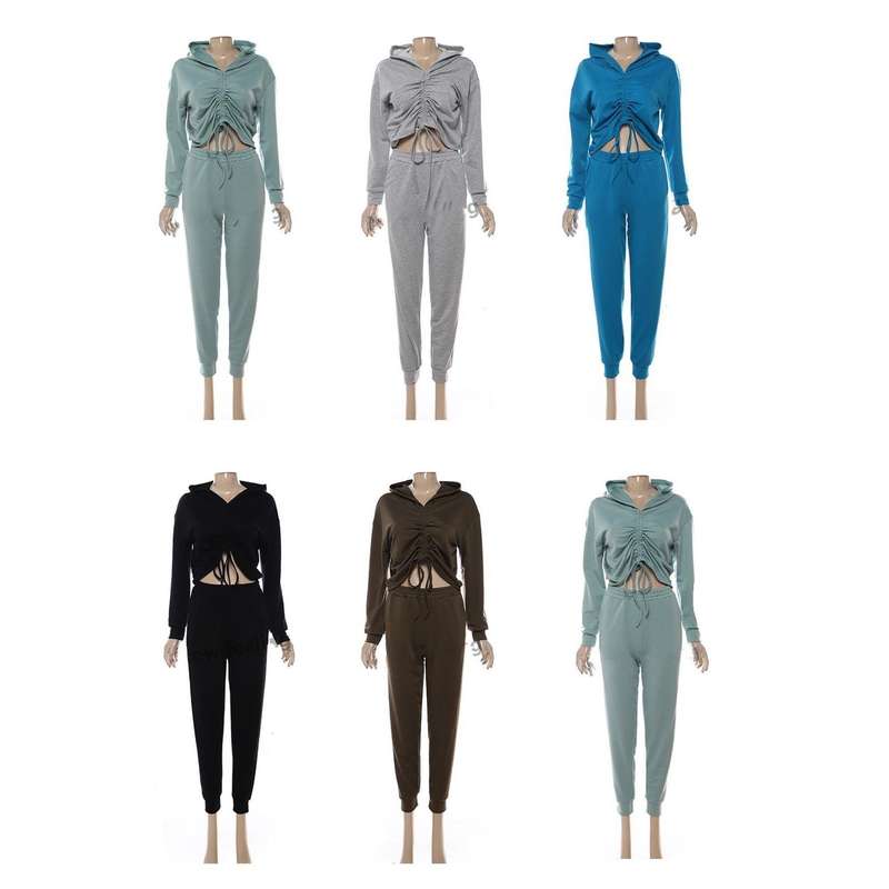 Hooded Tracksuit Set 