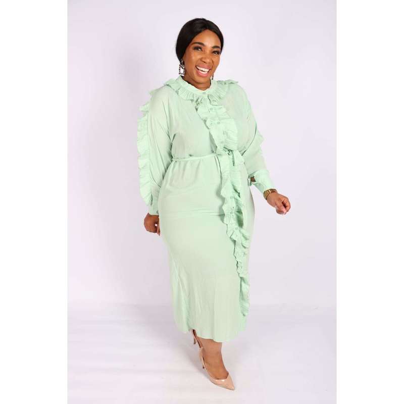 Front Ruffle Dress
