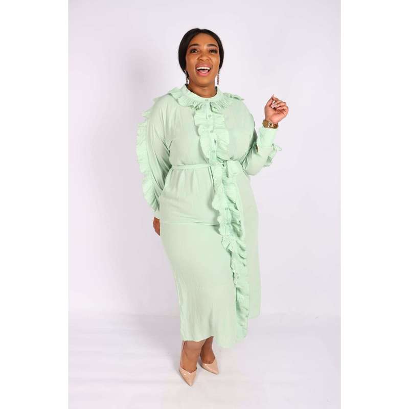 Front Ruffle Dress