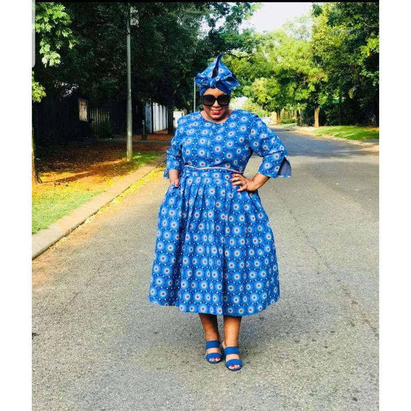 Plus Size Ankara Dress - 6XL