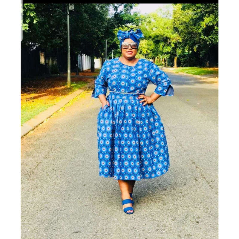 Plus Size Ankara Dress - 6XL