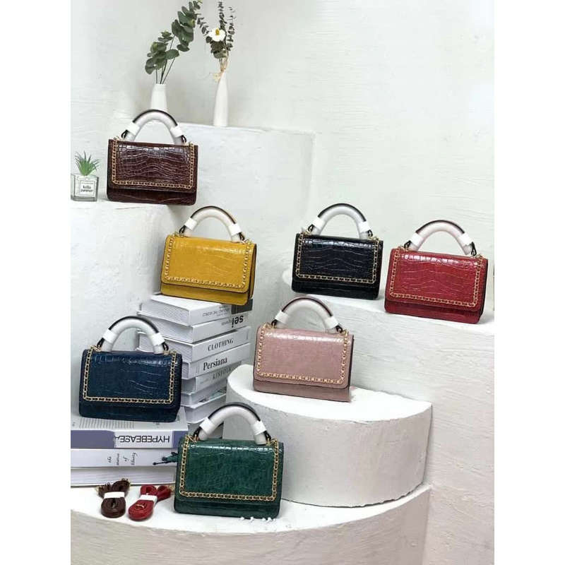 Cross Body Mini Bags - BLUE