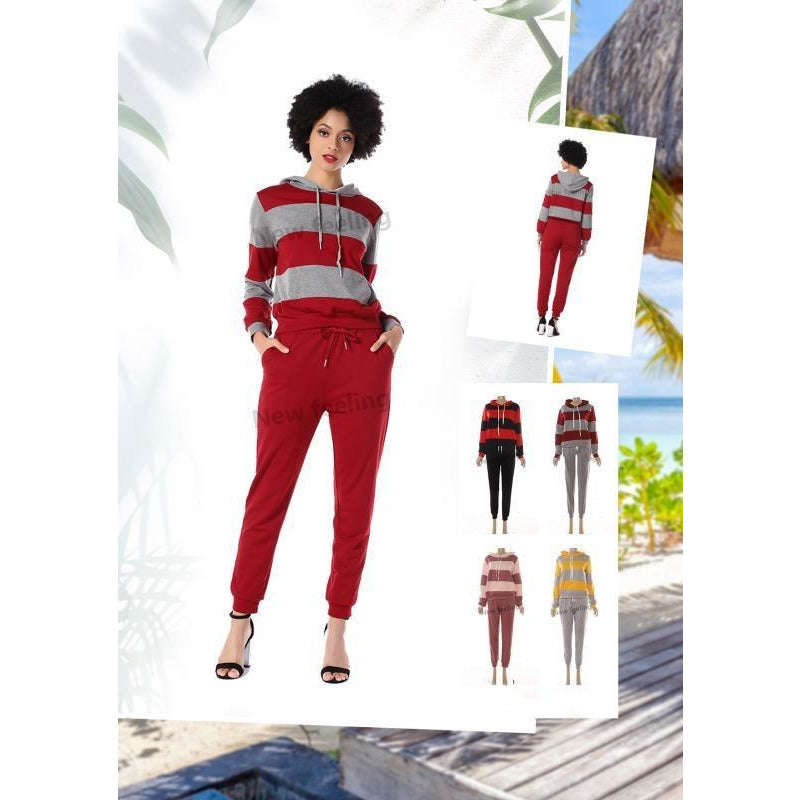 Hooded Stipend Tracksuit Set 